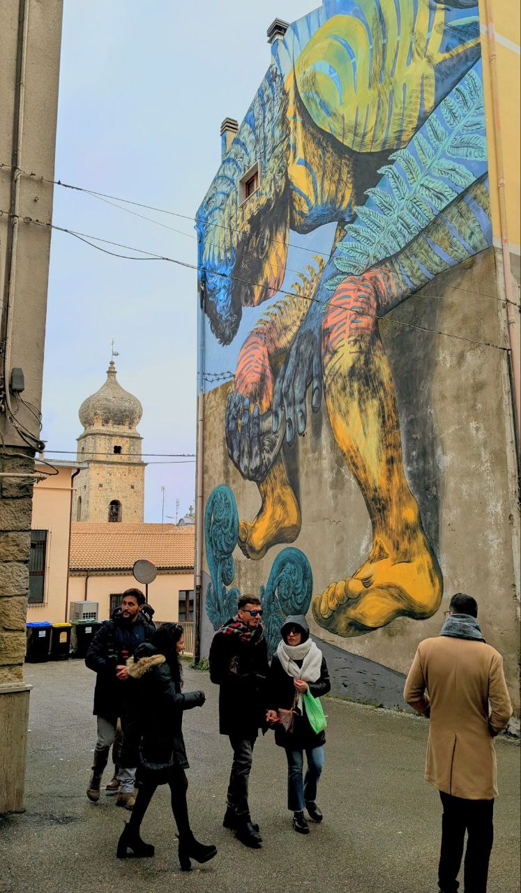 Disegni rupestri a Stigliano