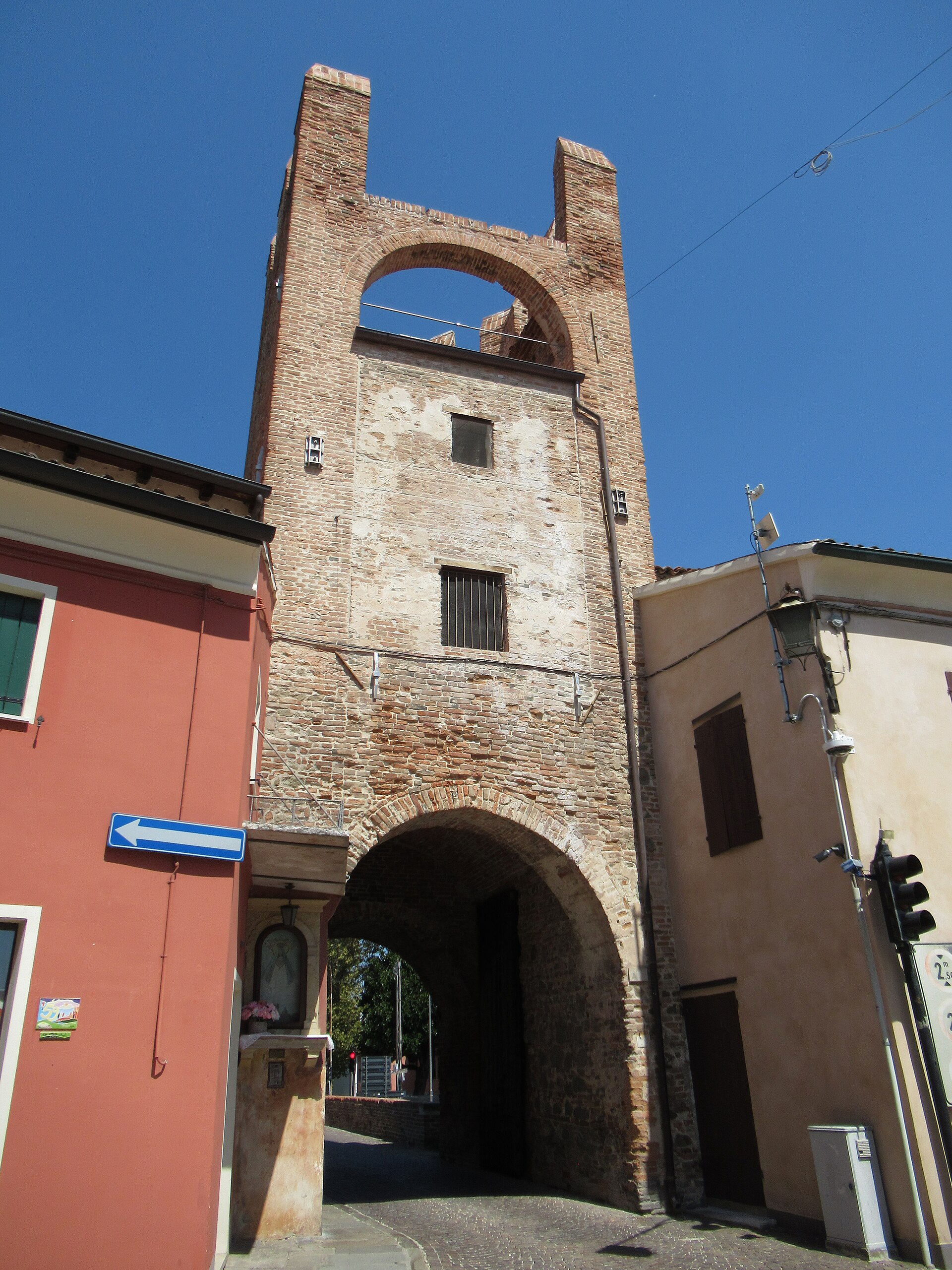 Porta Vicenza a Montagnana, ingresso settentrionale della città murata